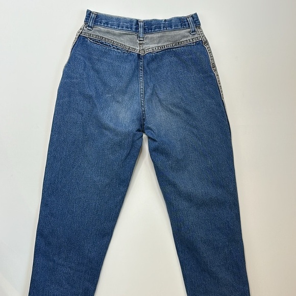 Helium Vintage 1980s Two Tone Denim Jeans - Picture 5 of 9